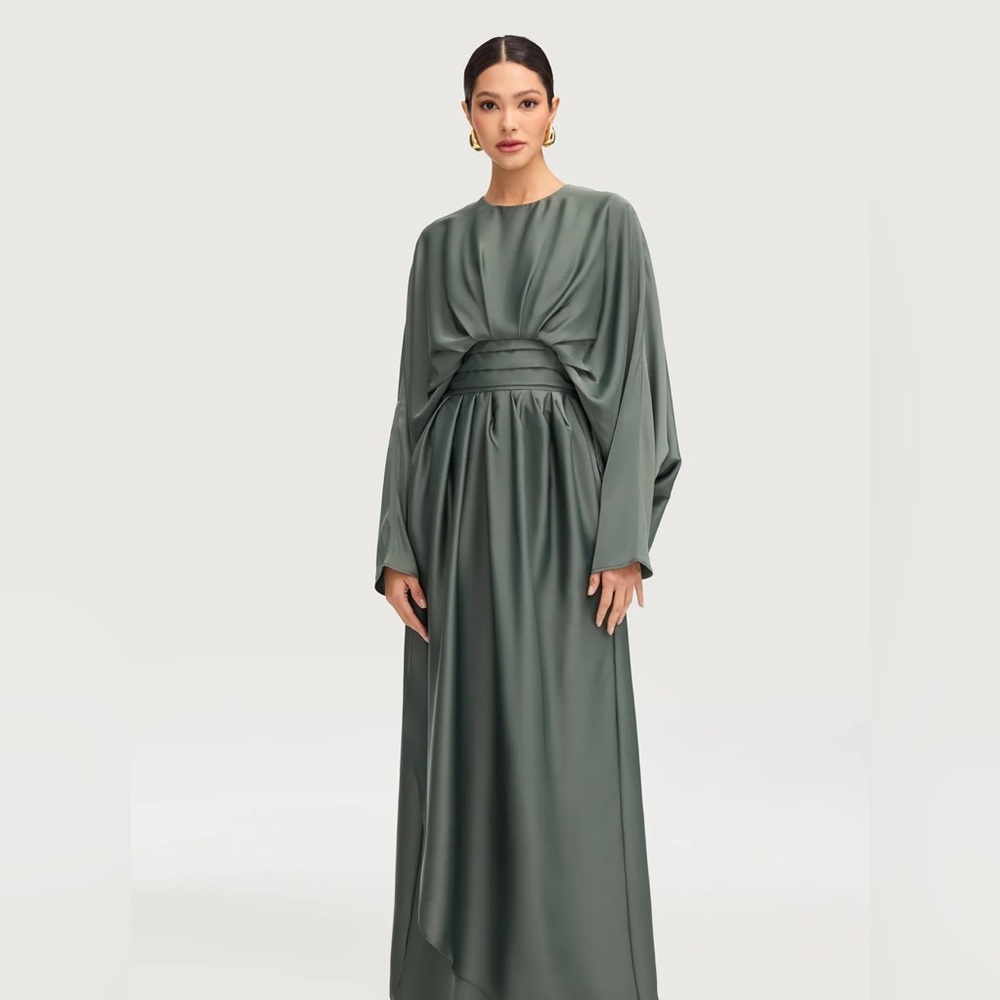 Maleeka Drape Maxi Dress